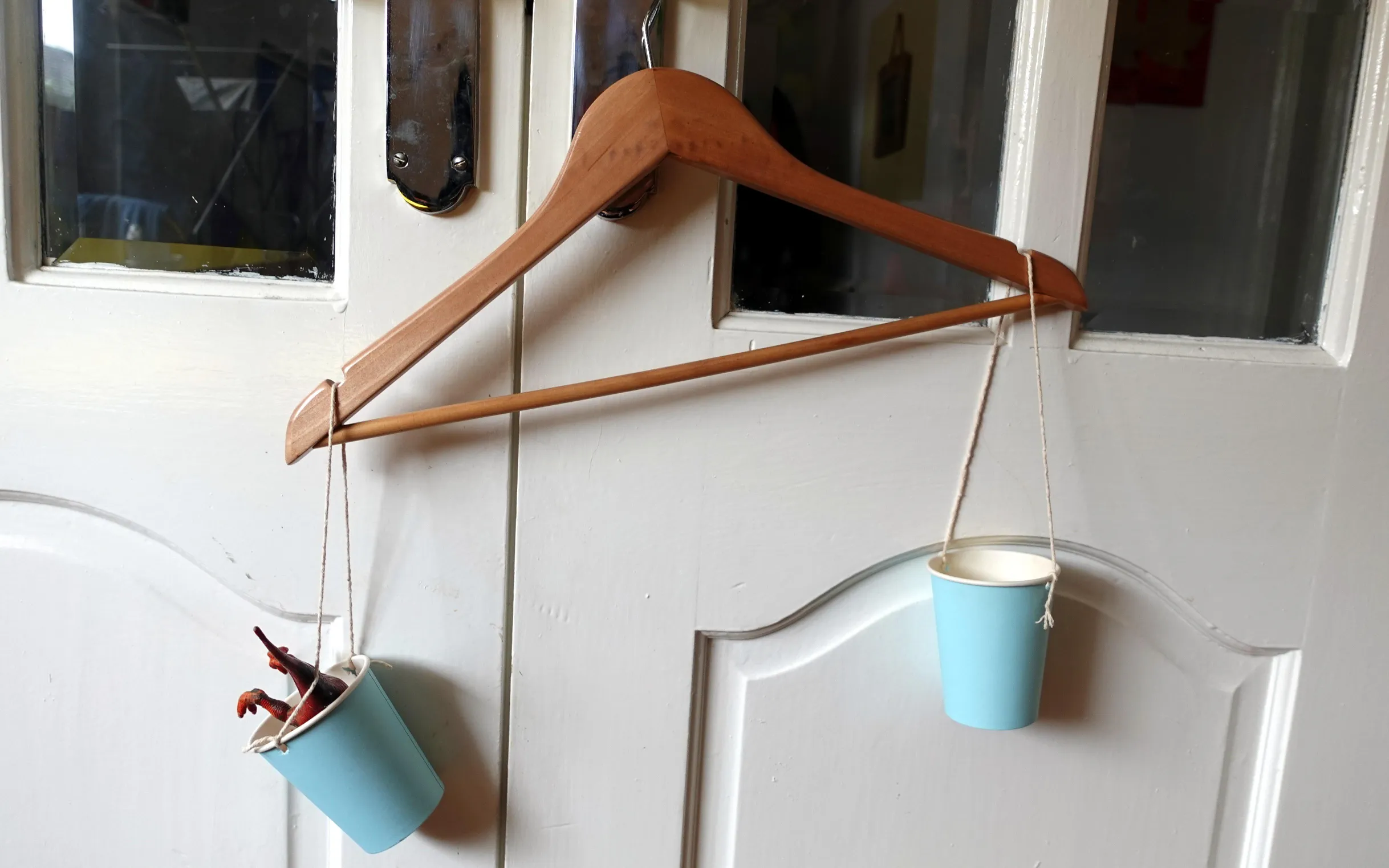 Clothes Hanger Balance Scale