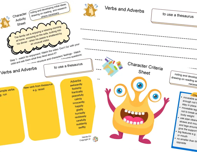 Tell Me A Story topic for year 5 English students.